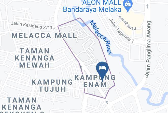 Melaka Tengah - Kings Green Hotel City Centre Melaka Maps