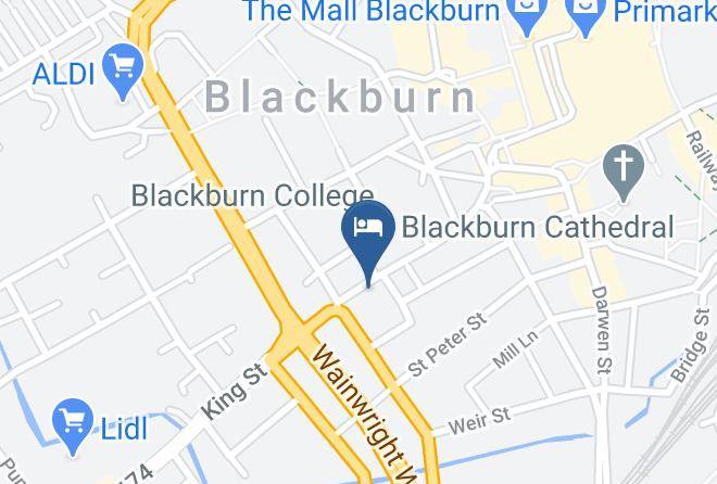 Blackburn With Darwen - Kings Hotel Blackburn Maps