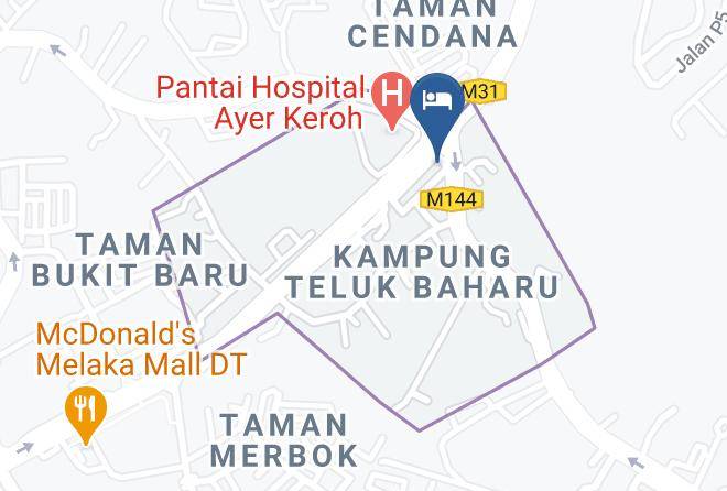 Melaka Tengah - Kings Hotel Melaka Maps