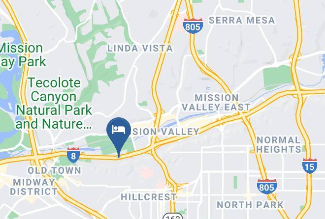 Kings Inn San Diego Map