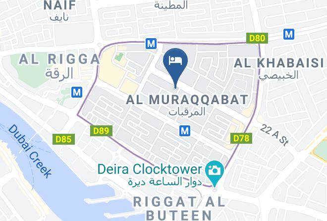 Dubai - Kings Park Hotel Maps
