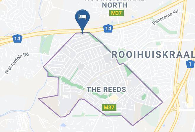 City Of Tshwane - Kings & Queens Boutique Hotel Maps