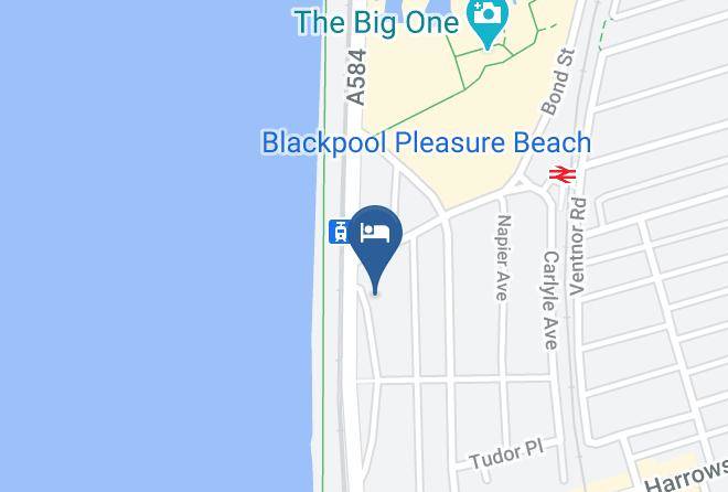 Blackpool - Kingsbury Private Hotel Maps