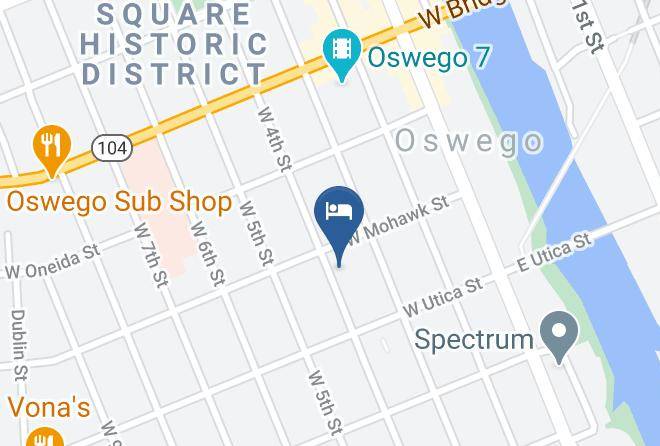 Oswego - Kingsford Higgins Bed And Breakfast Maps
