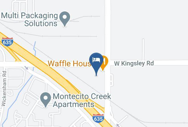 Dallas - Kingsley Inn & Suites Maps