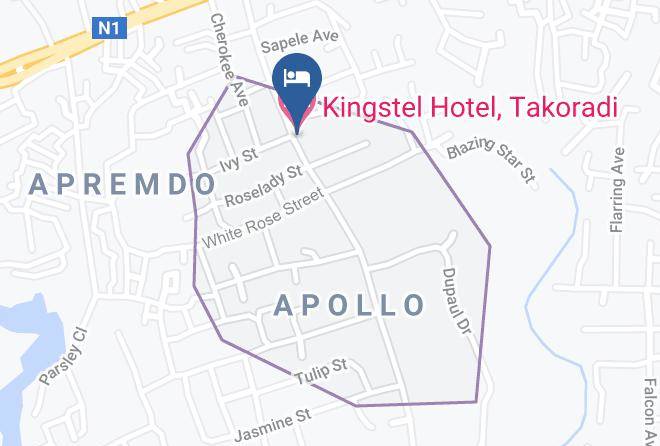 Shama Ahanta East - Kingstel Hotel Takoradi Maps