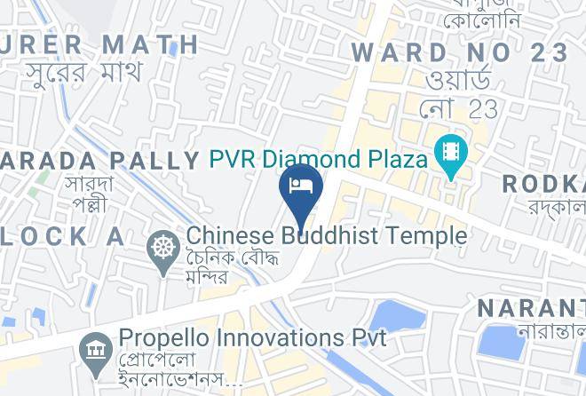 Kolkata - Kingston Boutique Hotel Maps