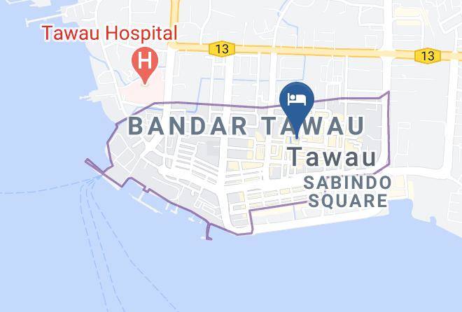 Bahagian Tawau - Kingston Executive Hotel Maps