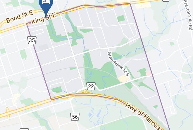 Durham - Kingsway Motel Oshawa Maps