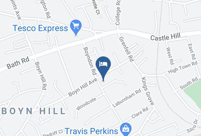 Windsor And Maidenhead - Kingswood Hotel & Gandhi Restaurant Maps
