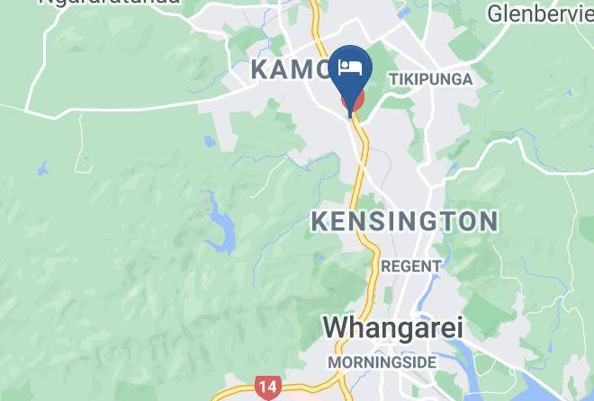 Whangarei - Kingswood Manor Motel Maps
