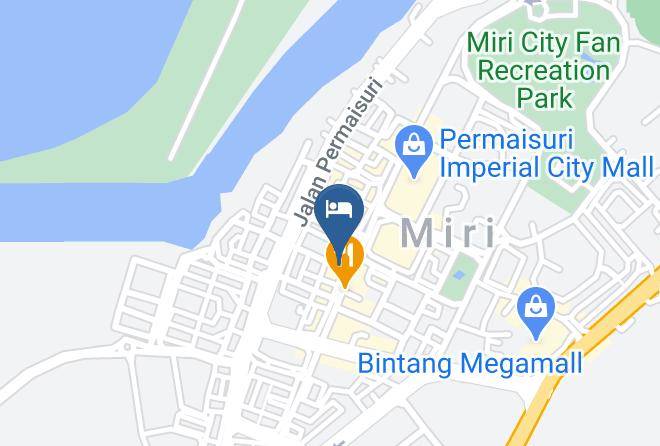 Kingwood Boutique Hotel Miri Map