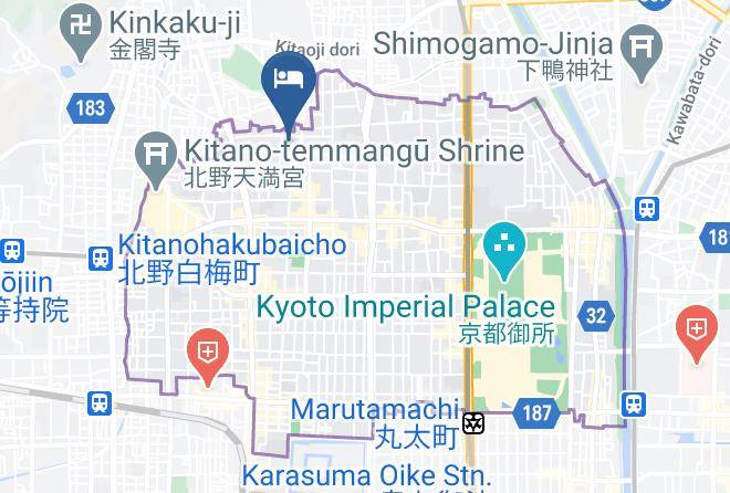 Kyoto City Kamigyo Ward - Kingyoya Maps