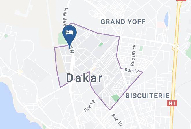 Dakar - Kingz Plaza Hotel Maps
