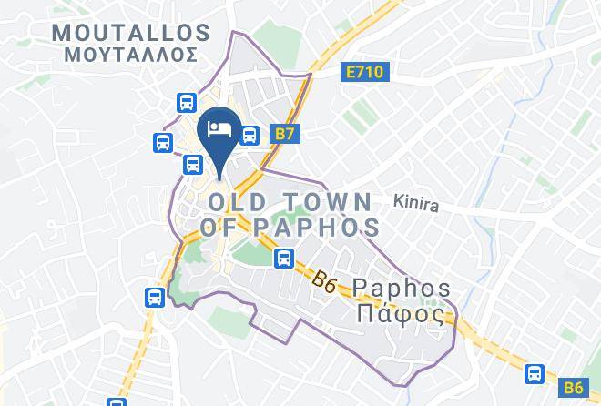 Paphos - Kiniras Traditional Hotel & Restaurant Maps