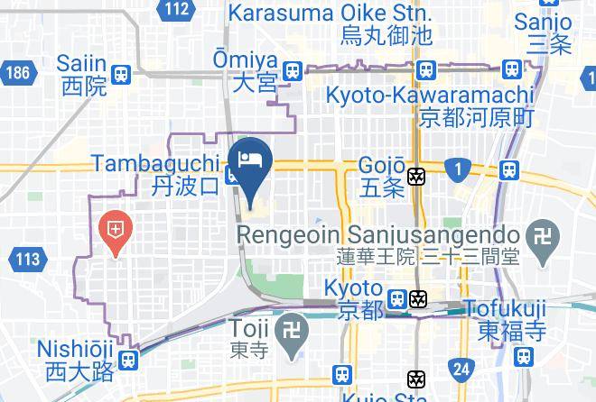 Kinse Ryokan Map