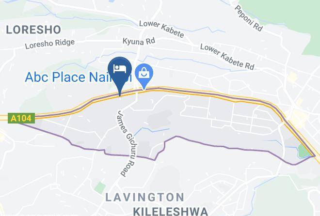 Nairobi - Kinsfolks Gardens Maps