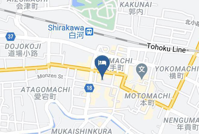 Shirakawa City - Kinshoji Inn Maps