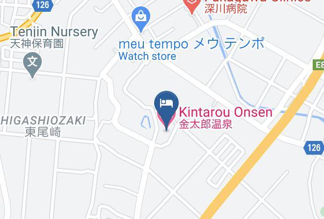 Uozu City - Kintarou Onsen Hotel Maps