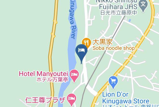 Nikko City - Kinugawa Fudotaki Maps