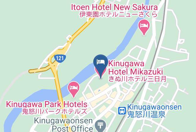 Nikko City - Kinugawa Hotel Mikazuki Maps