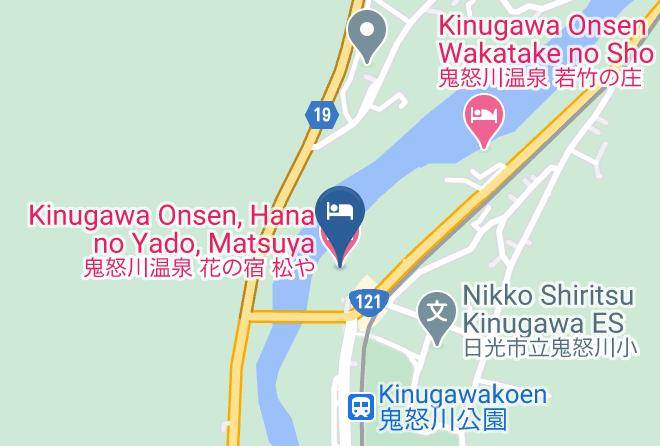 Nikko City - Kinugawa Onsen Hana No Yado Matsuya Maps