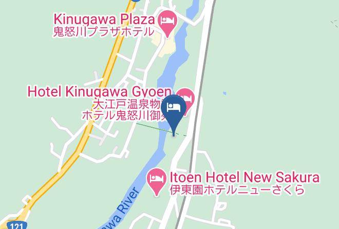 Nikko City - Kinugawa Onsen San Raku Maps