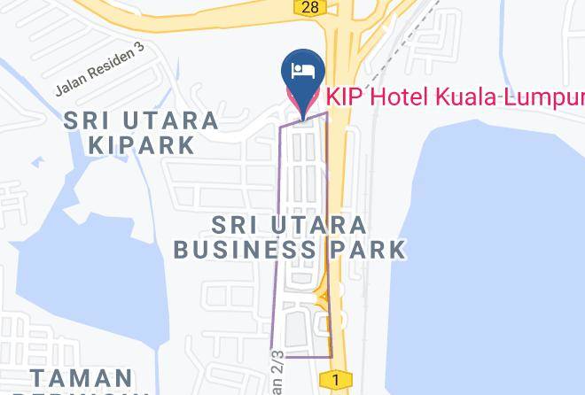 Kip Hotel Kuala Lumpur Map