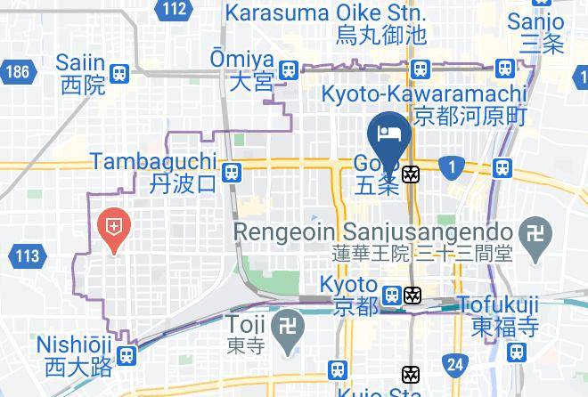 Kiraku Kyoto Zeniyacho Map