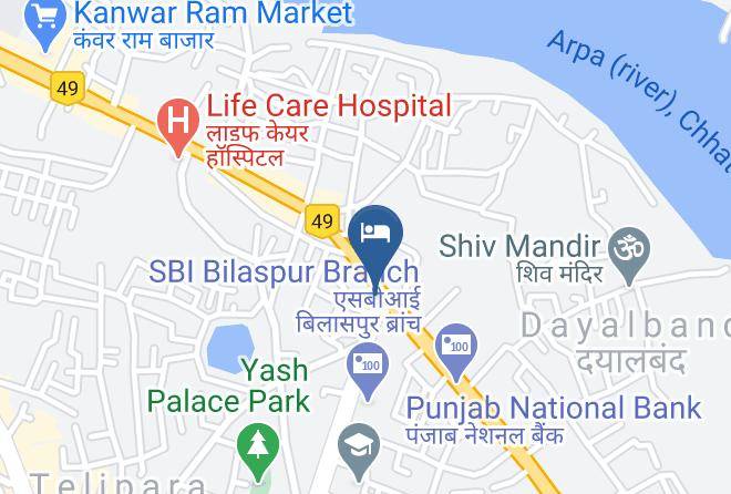 Bilaspur - Kiran Lodge Maps