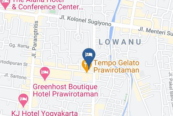 Kota Yogyakarta - Kirana Hotel Maps