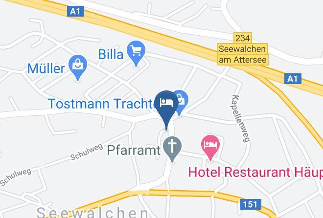 Vocklabruck - Kirchenwirt Zur Post Fam Stallinger Maps