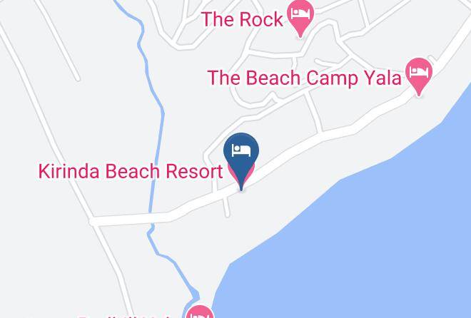 Galle - Kirinda Beach Resort Maps