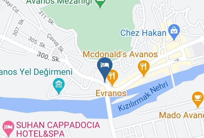 Avanos - Kirkit Hotel Maps