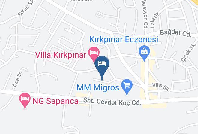Sapanca - Kirkpinar Otantik Otel Maps