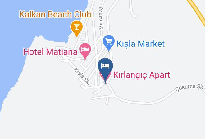 Kas - Kirlangic Apart Maps