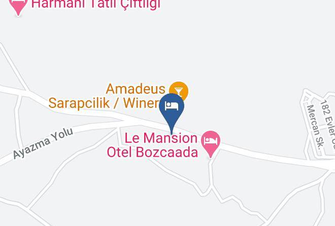 Bozcaada - Kirli Otel Maps