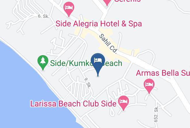 Manavgat - Kirman Sidemarin Beach & Spa Maps