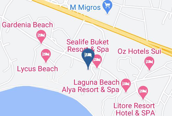 Manavgat - Kirman Leodikya Resort Maps