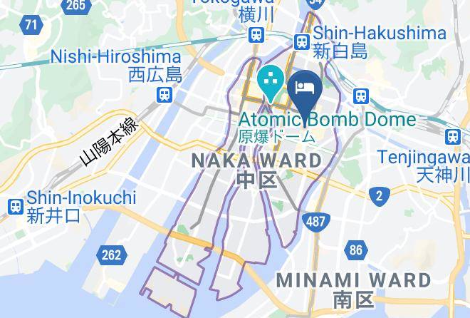 Hiroshima City Naka Ward - Kiro Hotel Hiroshima Maps