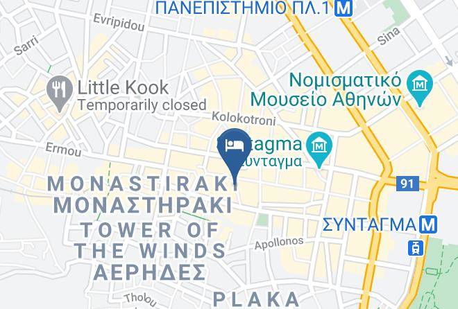 Central Athens - Kiron S A Maps