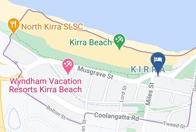 Gold Coast - Kirra Beach Hotel Maps