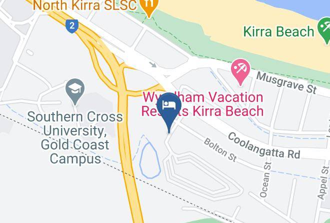 Gold Coast - Kirra Beach Tourist Park Maps