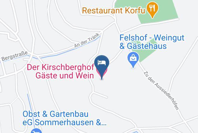 Wurzburg - Der Kirschberghof Gaste Und Wein Maps