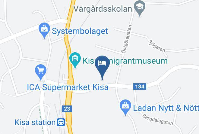 Kisa Wardshus & Hotell Hb Map
