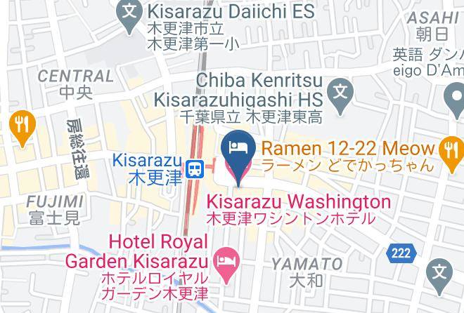 Kisarazu City - Kisarazu Washington Hotel Maps