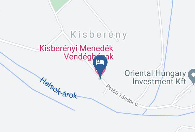 Kisbereny - Kisberenyi Menedek Vendeghazak Maps