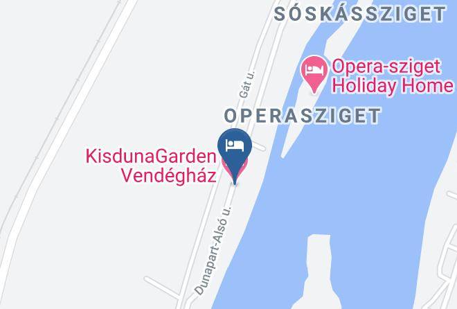 Szigetszentmarton - Kisdunagarden Vendeghaz Maps