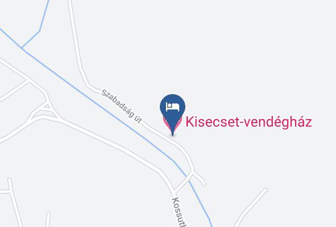 Kisecset - Kisecset Vendeghaz Maps