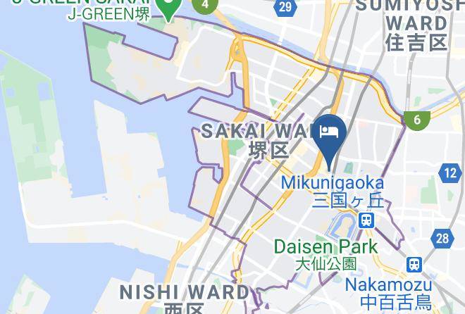 Sakai City Sakai Ward - Kishiwada City Hotel Princess Maps